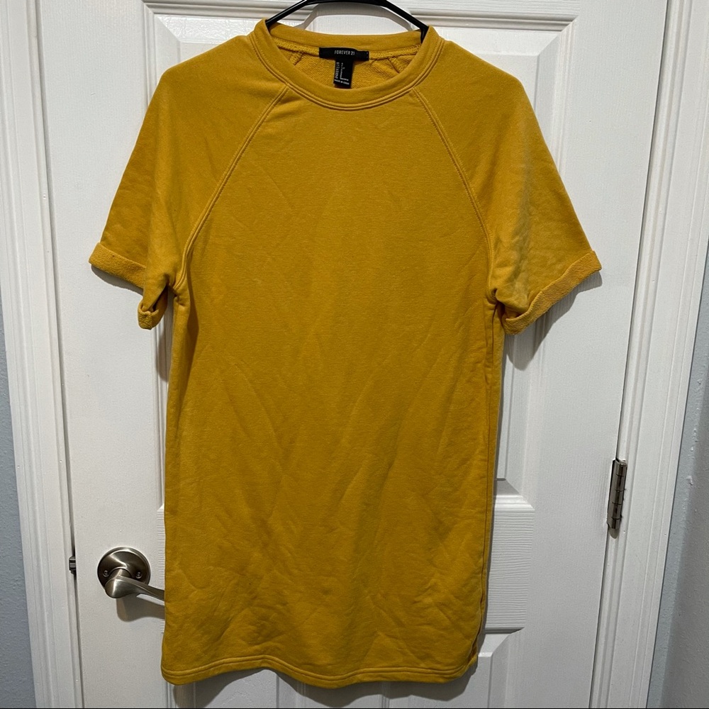 Forever21 basic yellow dress